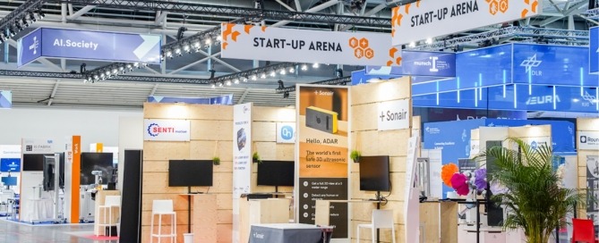 Startupfläche auf der automatica München 2025