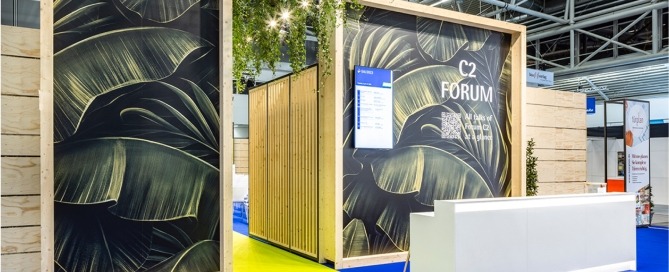 Empfangstheke C2 Forum, Bau 2023