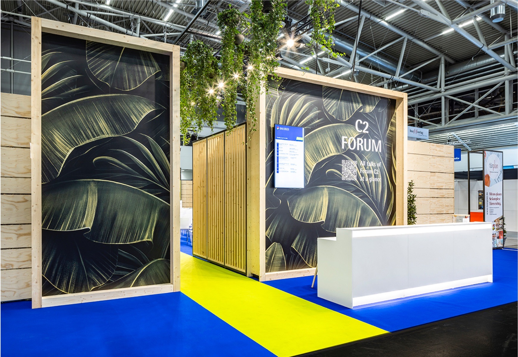 Empfangstheke C2 Forum, Bau 2023