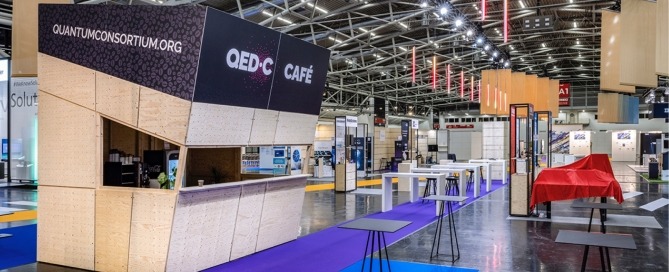 Raumkonzept Laser World of Photonics 2023, Tiny Coffee House, Stehtische