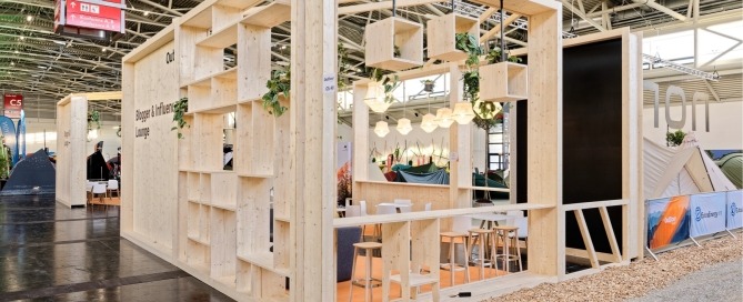 Lounge für die OutDoor by ISPO 2019