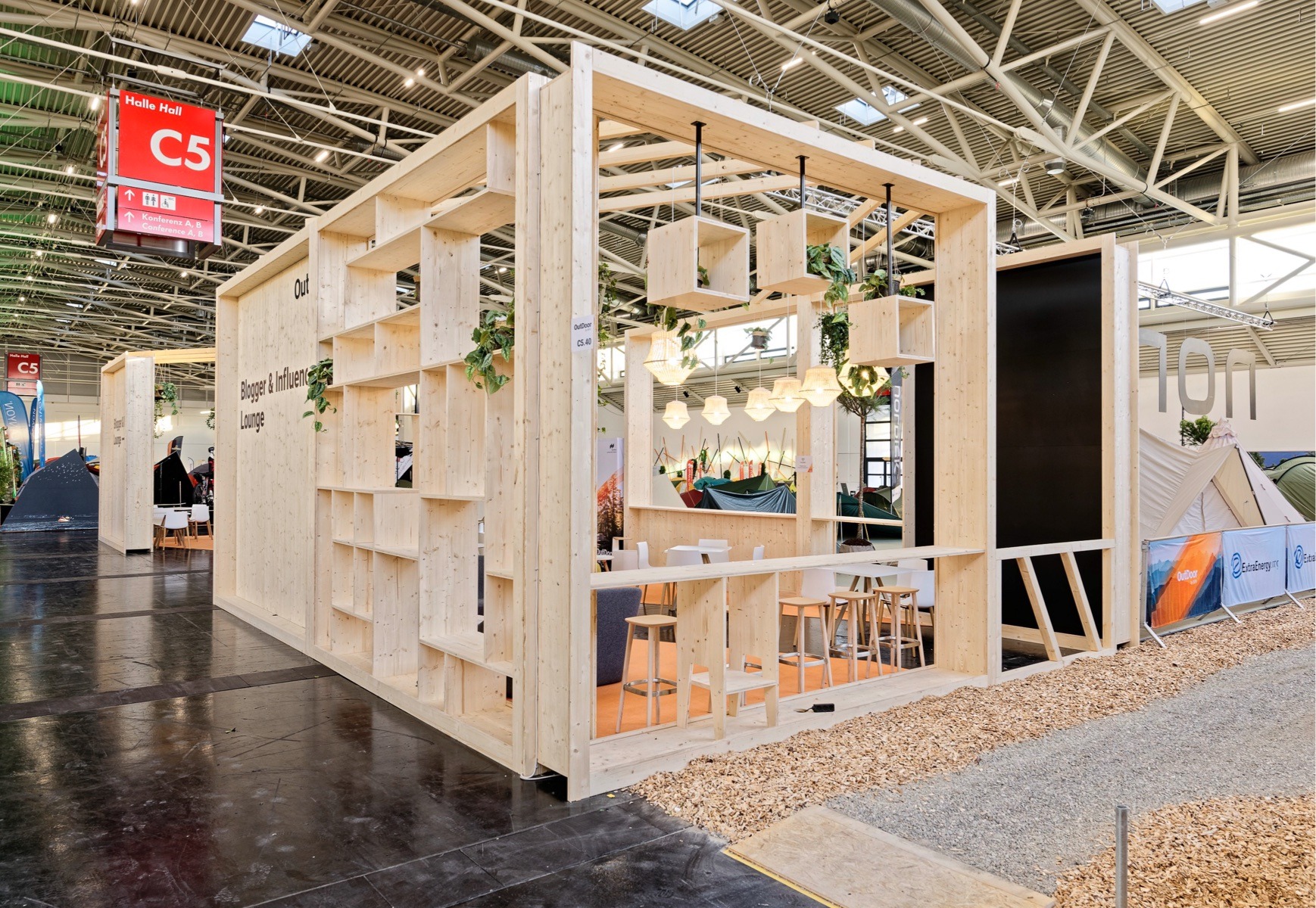 Lounge für die OutDoor by ISPO 2019